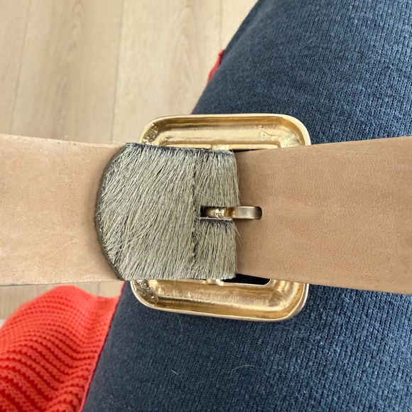 Streets Ahead Gold and Tan Belt - Picture 7 of 9